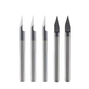 Single flute V Groove Router Bit For Brass